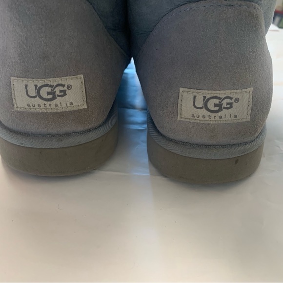UGG Women’s Classic Short II Light Blue Grey - Picture 3 of 11